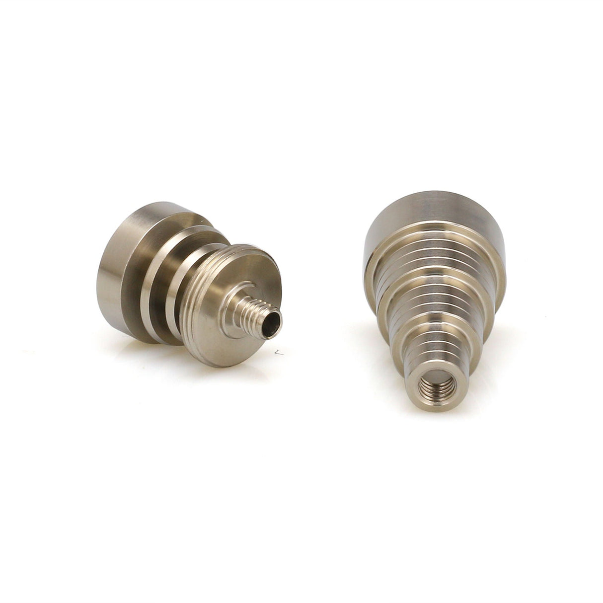 DankGeek Titanium Nail 6 in 1, compatible with 10mm/14mm/18mm, male & female joints, front view