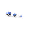 Toké Ball Terp Slurper Set in Blue - Front View - Ideal for Dab Rigs and Concentrate Storage