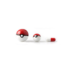 Red Toké Ball Terp Slurper Set - Front View on White Background - The Stash Shack