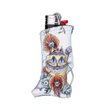 Toker Poker Lighter Sleeve with Sean Dietrich artwork, front view, compact and portable, 25 pack