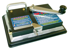 Top-O-Matic Hand Powered Cigarette Injector, Steel Construction, King Size, Angled View
