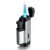 Triple Jet Silver Torch Lighter