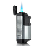 Triple Jet Silver Torch Lighter