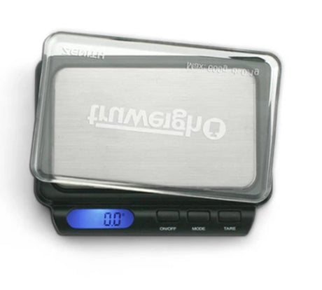 Tru Weigh Zenith Digital Scale, 600g x 0.1g, Black, Portable, Top View