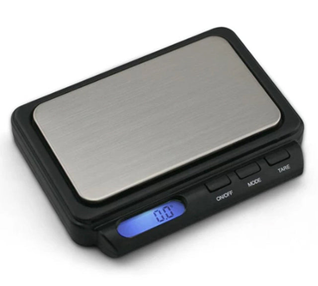 Tru Weigh Zenith Digital Scale in black, 600g x 0.1g precision, compact and battery-powered