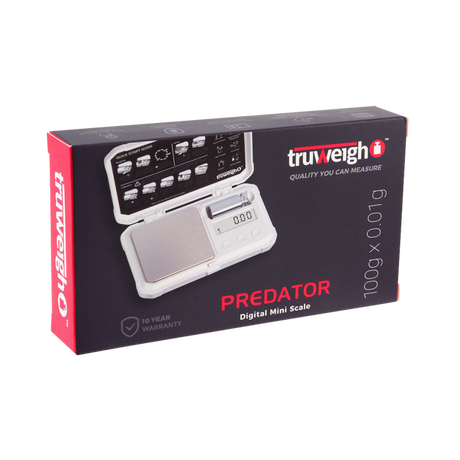Truweigh Predator Digital Mini Scale | 100g x 0.01g