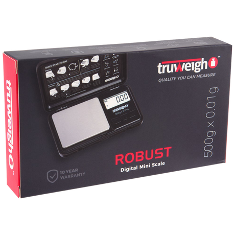 Truweigh Robust Rechargeable Digital Mini Scale | 500g x 0.01g