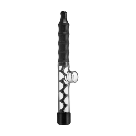 7Pipe Twisty Glass Blunt by PILOT DIARY, 6-inch length, front view on white background