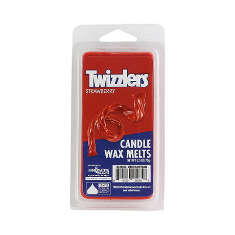 Twizzlers Strawberry Scented Soy Wax Melt 2.5oz in packaging, front view