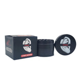 TYSON 2.0 Black Aluminium Grinder with Bitten Ear Design - 4pc Set - Front View