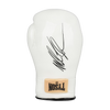 Empire Glassworks Tyson 2.0 White Boxing Glove Hand Pipe Front View with Signature