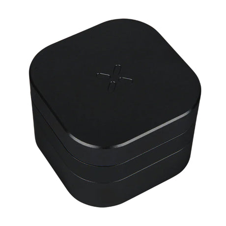 PAX Grinder in Black - Compact 3-Part Herb Grinder with Fine-toothed Metal, Top View