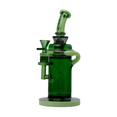 Cheech Glass 10.5" Regenerator Water Pipe in Green, Borosilicate Glass, 14mm Female Joint