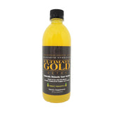Ultimate Gold Detox 16oz Drink in Sweet Pineapple Flavor, Front View on White Background