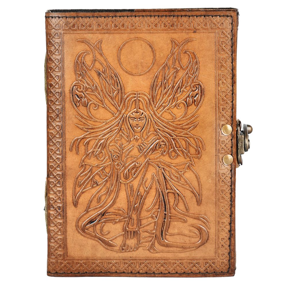 Under The Fairy Moon Embossed Leather Journal | 5" x 7"