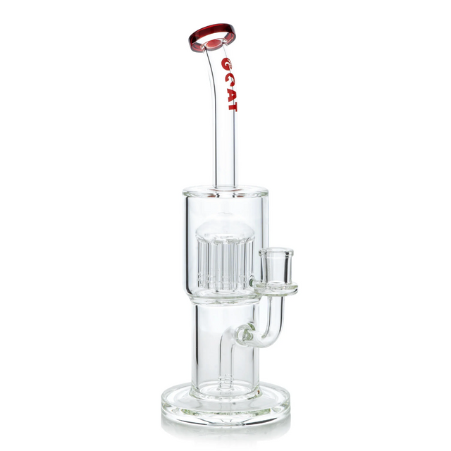 Lucky Goat 12" Everest Stem/UFO Rig with 14mm Female Joint and Colored Glass Accent