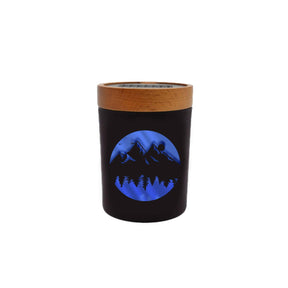 V Syndicate Smart Stash Jar Medium - High Elevation Blue, front view on white background