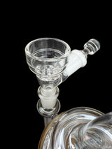 Glass Flower Bowl with Pass-Through Carb