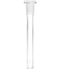 Valiant 4-inch 6-Cut Glass Replacement Downstem for Bongs, Clear, 18mm to 14mm