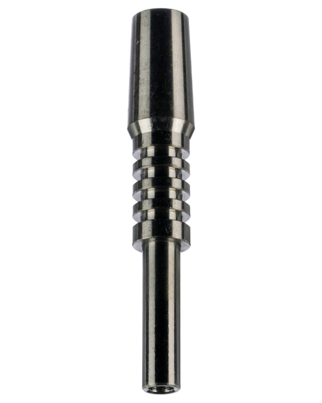 Valiant Titanium Nectar Collector Tip for Dab Rigs, 3" Length, Portable Silver Design