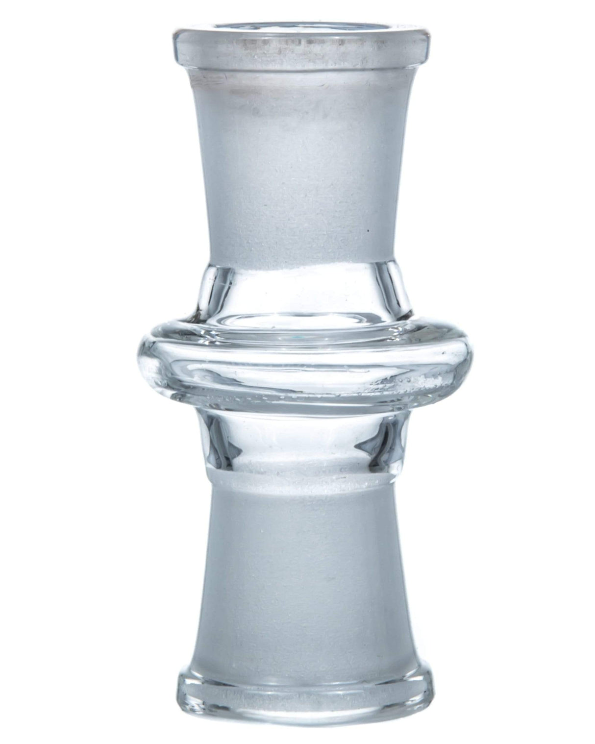 Valiant's Herb Converter with 14mm Female Adapter, Clear Borosilicate Glass, Front View