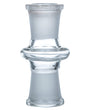 Valiant's Herb Converter with 14mm Female Adapter, Clear Borosilicate Glass, Front View