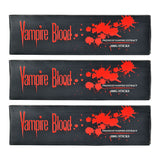 Vampire Blood Incense Sticks 100g 6pc Bundle with bold red splatter design on black packaging