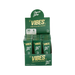 Vibes Organic Hemp Cones Box - 1.25" Size Front View with 30 Packs Display
