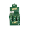 Vibes Organic Hemp Cones Box - 1.25" Size Front View with 30 Packs Display