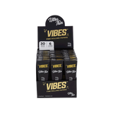 Vibes Ultra Thin 1.25" Cones Box, 180pk, Front View on Seamless White Background