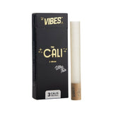 Vibes The Cali Pre-Rolls 3-Pack, Ultra Thin 2g, Front View on White Background