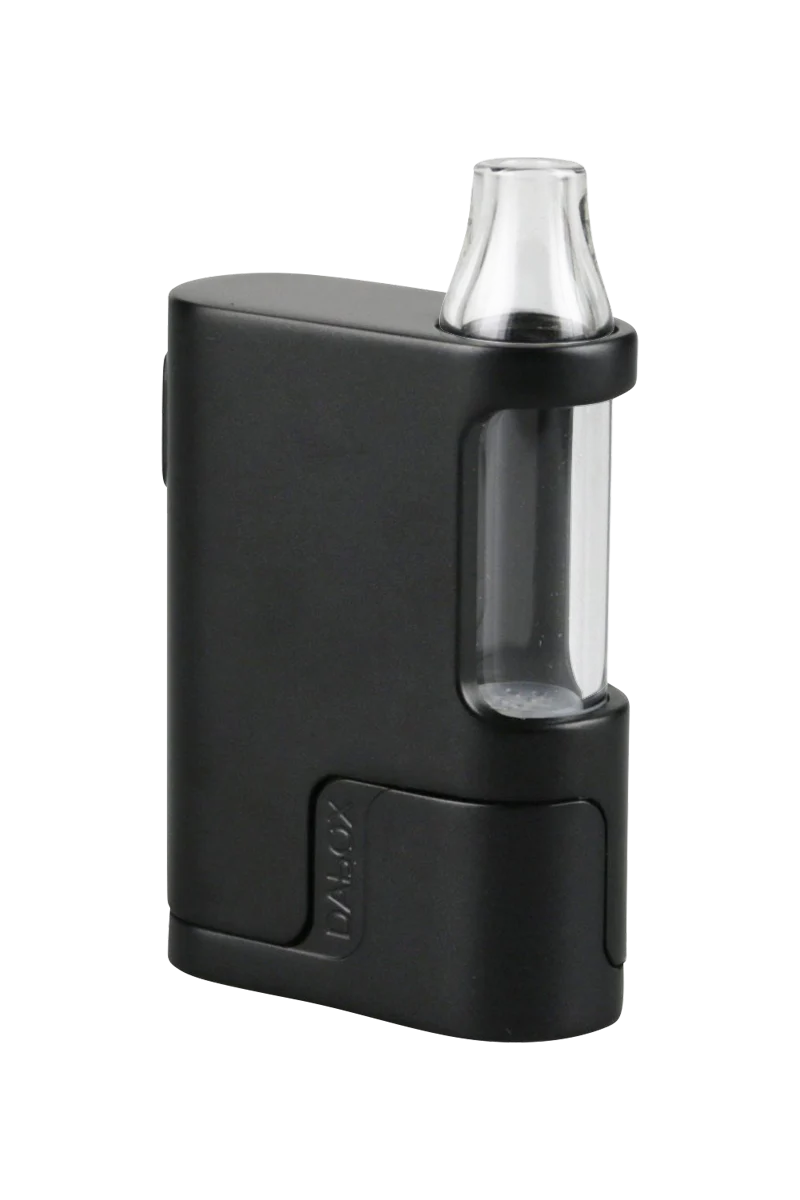 Vivant Dabox Wax Vaporizer in Black, Portable 3" Design with Quartz and Borosilicate Glass