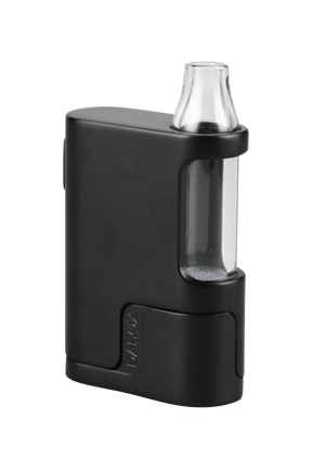 Vivant Dabox Wax Vaporizer in Black, Portable 3" Design with Quartz and Borosilicate Glass