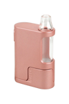 Vivant Dabox Wax Vaporizer in Rose Gold, Portable 3" Design with Quartz and Glass, Front View