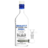 Vodka Bottle Glass Water Pipe | 9.5" | 14mm F