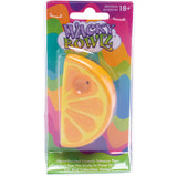 Wacky Bowlz Orange Slice Ceramic Hand Pipe, colorful packaging, novelty gift item