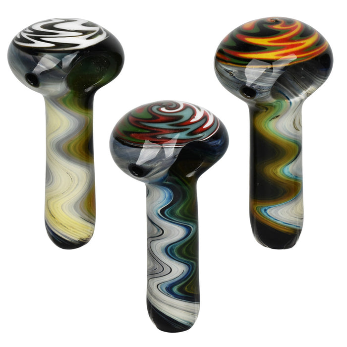 Waking Dream Spoon Pipe | 3.75" | Colors Vary