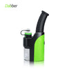 Waxmaid 6.73'' Electric Dab Rig in Black/Green, Disc Percolator, Battery Powered, Side View
