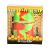 Waxmaid Dugout with Taster & Storage in Assorted Colors, Compact Silicone Design, Front View