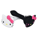 What's Up Kitty Cat Silicone Hand Pipe | 4.5" | Assorted Colors | 4ct Bundle