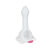 What's Up Kitty Cat Silicone Hand Pipe | 4.5" | Assorted Colors | 4ct Bundle