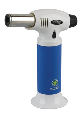 Whip-it! Ion Lite Torch Lighter in Blue, portable design, ideal for dab rigs and kitchen use