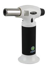 Whip-it! Ion Lite Torch Lighter in Black and White, Portable 6" Size, Front View
