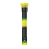 White Rhino Adjustable Silicone Downstem in Rasta Colors Front View for Bongs