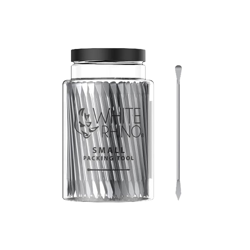 White Rhino Double-Sided Steel Packing or Dab Tool – DankGeek
