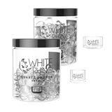 White Rhino Quartz Drop In Dish | 50ct Jar