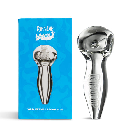 Whomp It x Ripndip Lord Nermal Spoon Pipe (Clear)