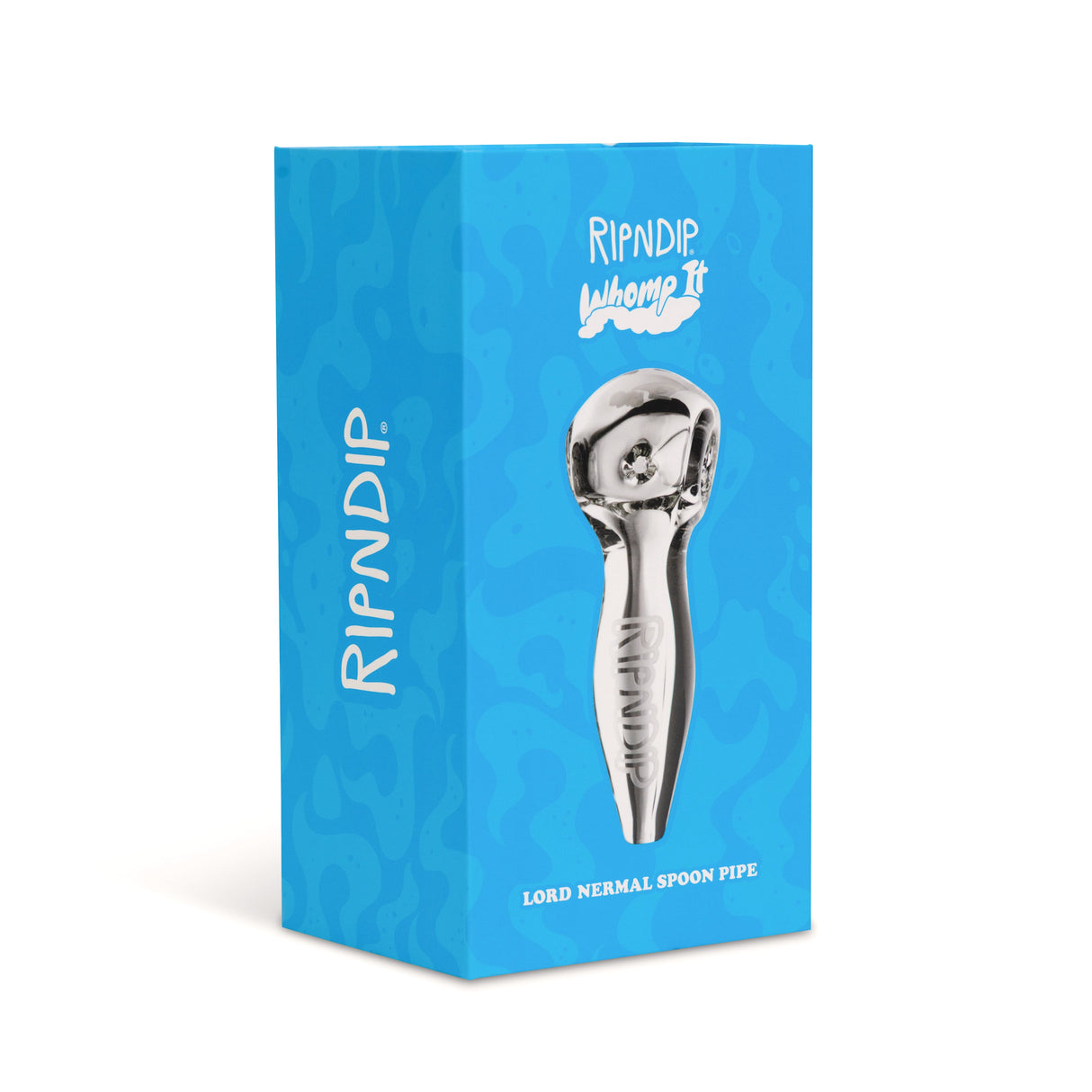 Whomp It x Ripndip Lord Nermal Spoon Pipe (Clear)