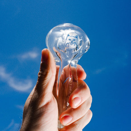 Whomp It x Ripndip Lord Nermal Spoon Pipe (Clear)