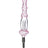 Valiant Distribution Wig Wag Glass Nectar Collector, 9" Pink, Portable Dab Straw with Titanium Tip